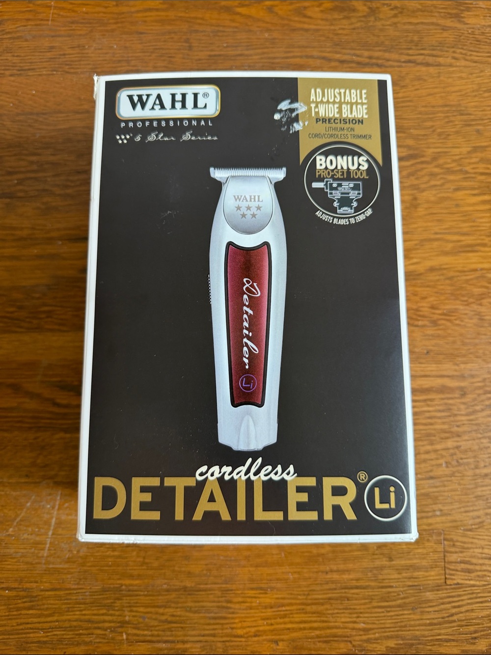 Wahl Cordless Detailer Li Trimmer - in box